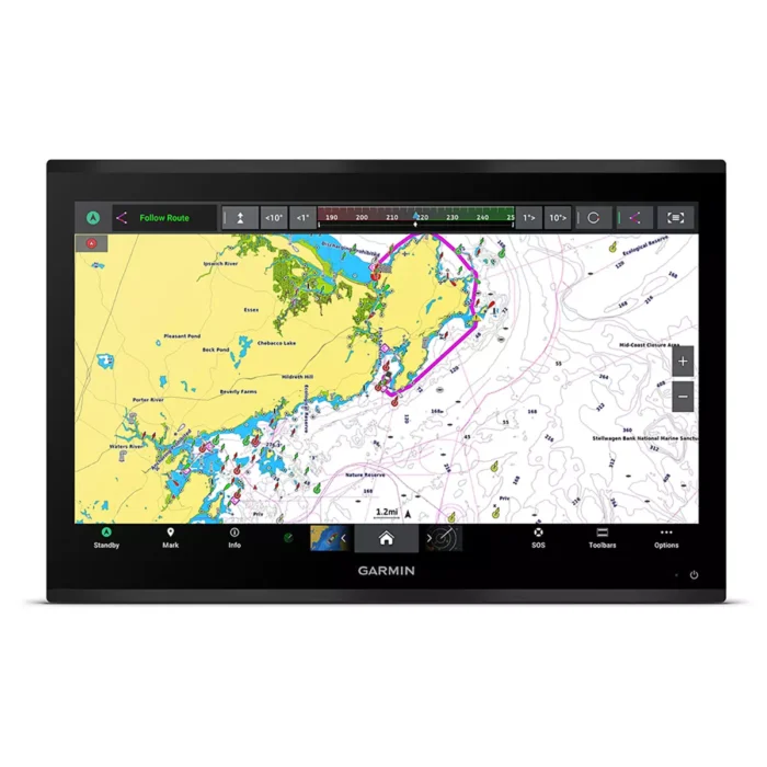 Chartplotter 2nd Monitor Garmin GPSMAP 9224 Chartplotter