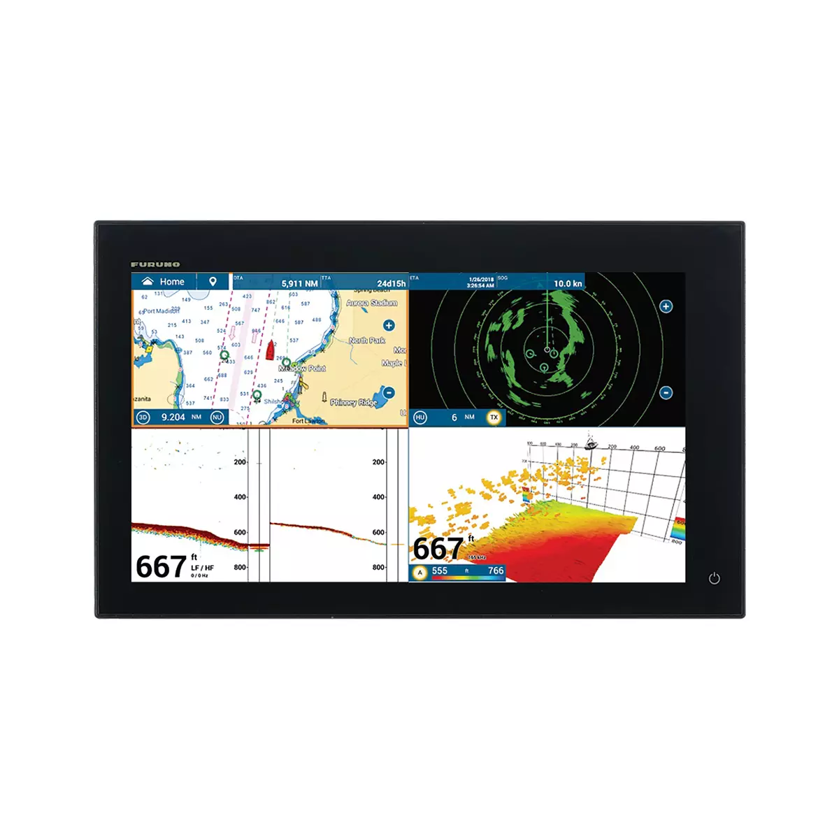 Furuno-TZT19F-19-inch-Full-HD-IPS-touchscreen-showing-high-resolution-3D-charts-and-radar-overlays.webp Furuno TZT19F Multifunction Display - Image 1