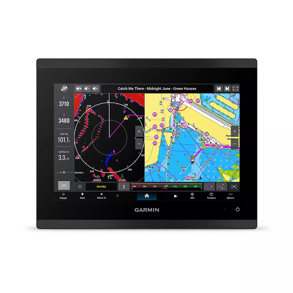 Garmin-GPSMAP-9010-premium-10-inch-WUXGA-IPS-display-showing-high-speed-chart-drawing-and-BlueNet-data.webp Garmin GPSMAP 9010 Multifunction Display - Image 1