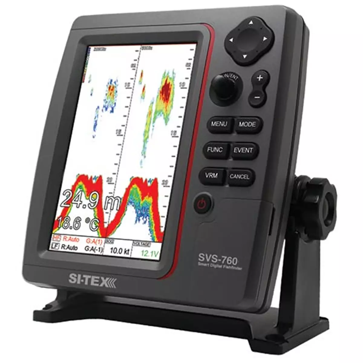 SI-TEX-SVS-760-7.5-inch-sunlight-viewable-vertical-display-showing-dual-frequency-sonar.webp SI-TEX SVS-760 Echosounder - Image 1