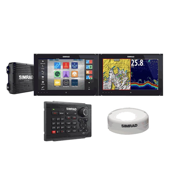 SIMRAD-NSO-evo2-Dual-Monitor.webp Simrad NSO evo2 Dual Monitor Navigation System - Image 1